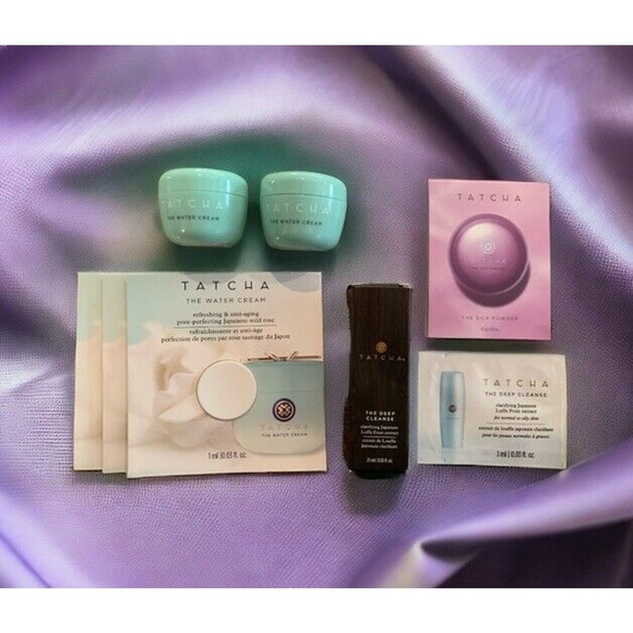 TATCHA Other - TATCHA 8-Piece Lot: The Water Cream + The Deep Cleanse + The Silk Powder
